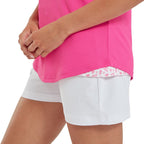 FootJoy Half Sleeve Solid Pique - dames golf poloshirt | kleur: Roze