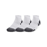 Under Armor Performance Tech low cut golf socks 3 pairs (white)