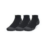 Under Armour Heatgear low cut heren golfsokken 3 paar (zwart)