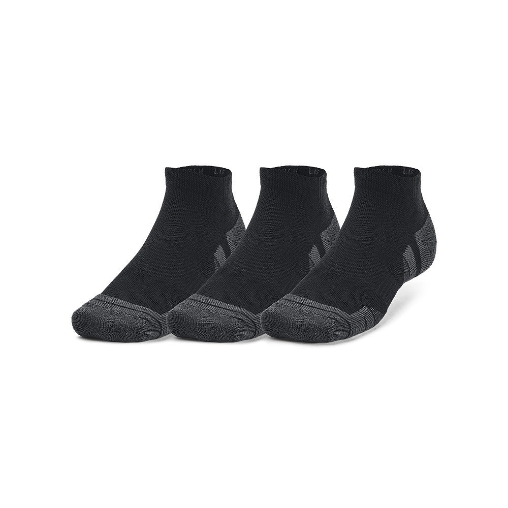 Under Armour Heatgear men's low cut golf socks 3 pairs (black)