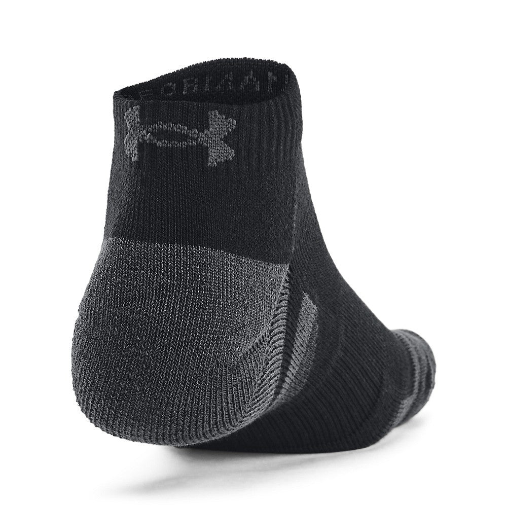 Under Armour Heatgear men's low cut golf socks 3 pairs (black)