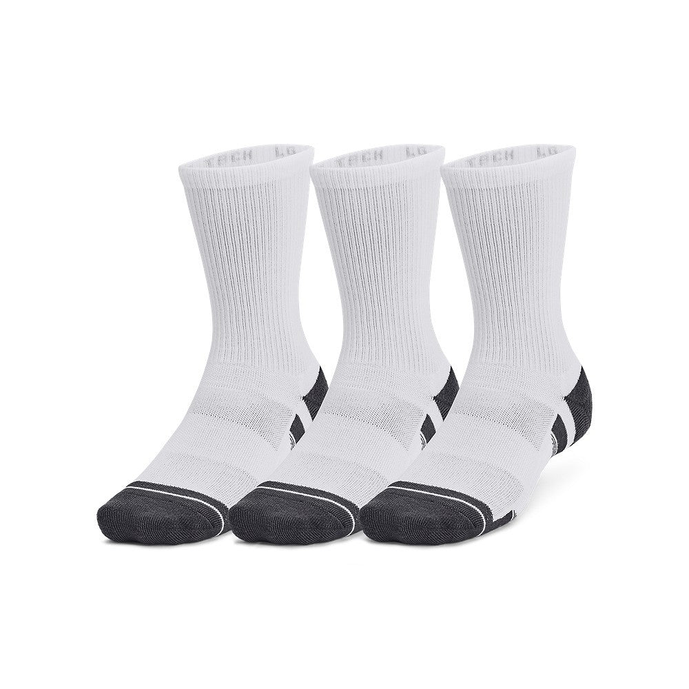 Under Armour Performance Tech Crew golfsokken 3 paar | kleur: Wit