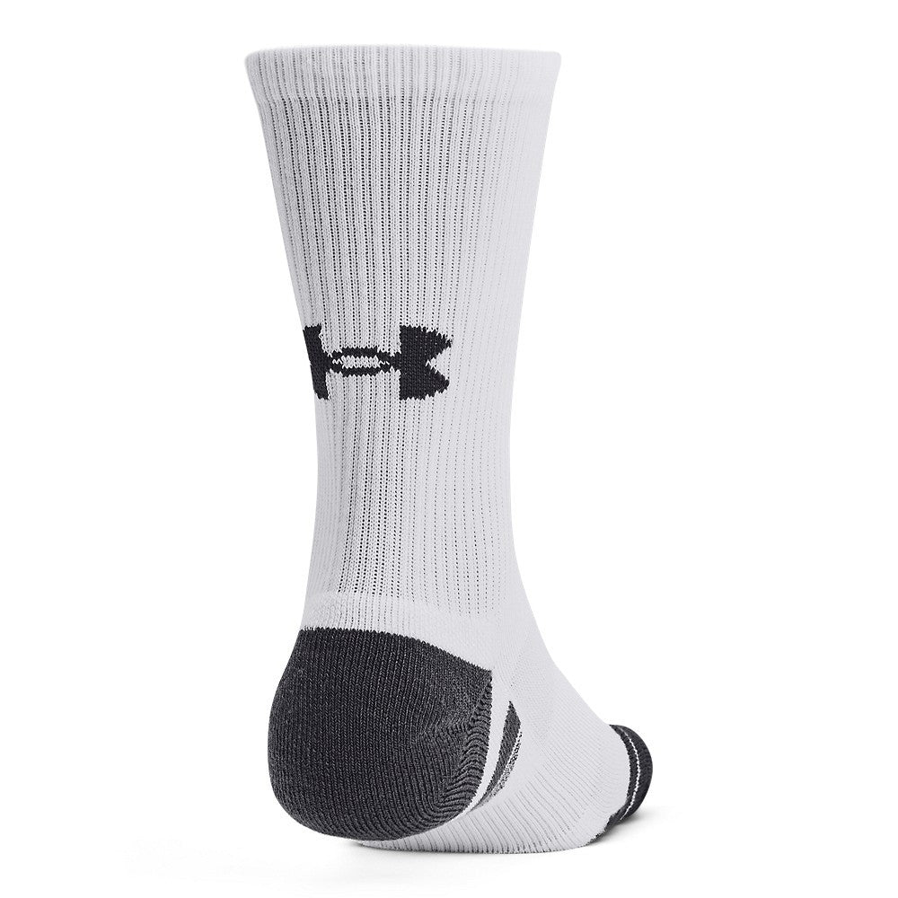 Under Armour Performance Tech Crew golfsokken 3 paar | kleur: Wit