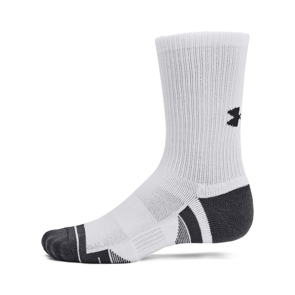Under Armour Performance Tech Crew golfsokken 3 paar | kleur: Wit