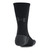 Under Armour Performance Tech Crew Golf Socks 3 Pairs (Black)