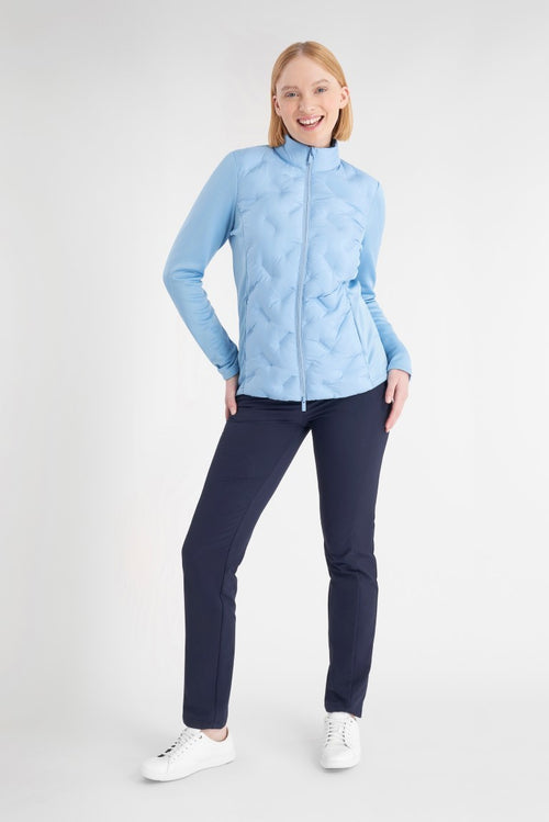 Calvin Klein Caddo Sonic Welding dames golfjas - golfjack (mistblauw)