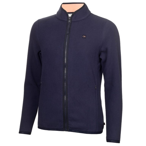 Calvin Klein Alvardo Full Zip Fleece dames golfvest | kleur: Marineblauw