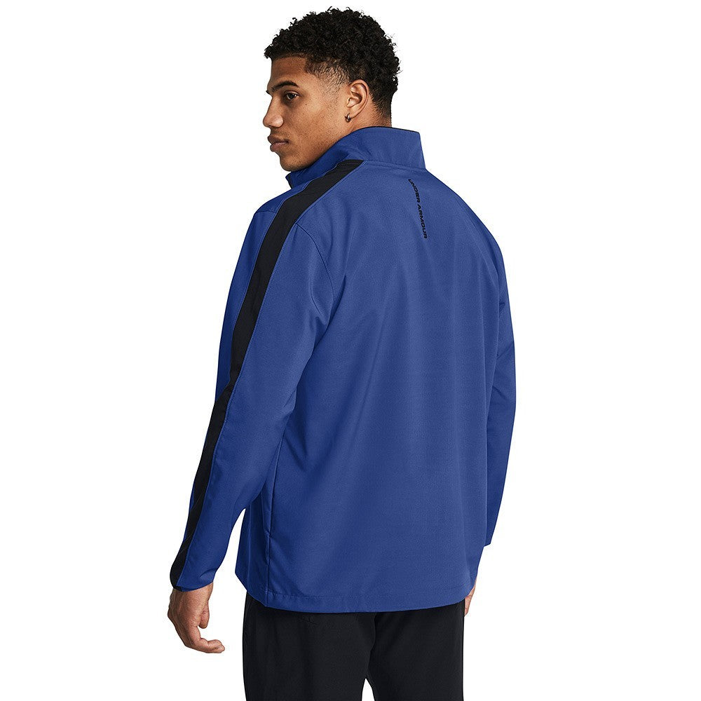 Under Armour Storm Windstrike HZ-Tech - men's golf pullover (blue)