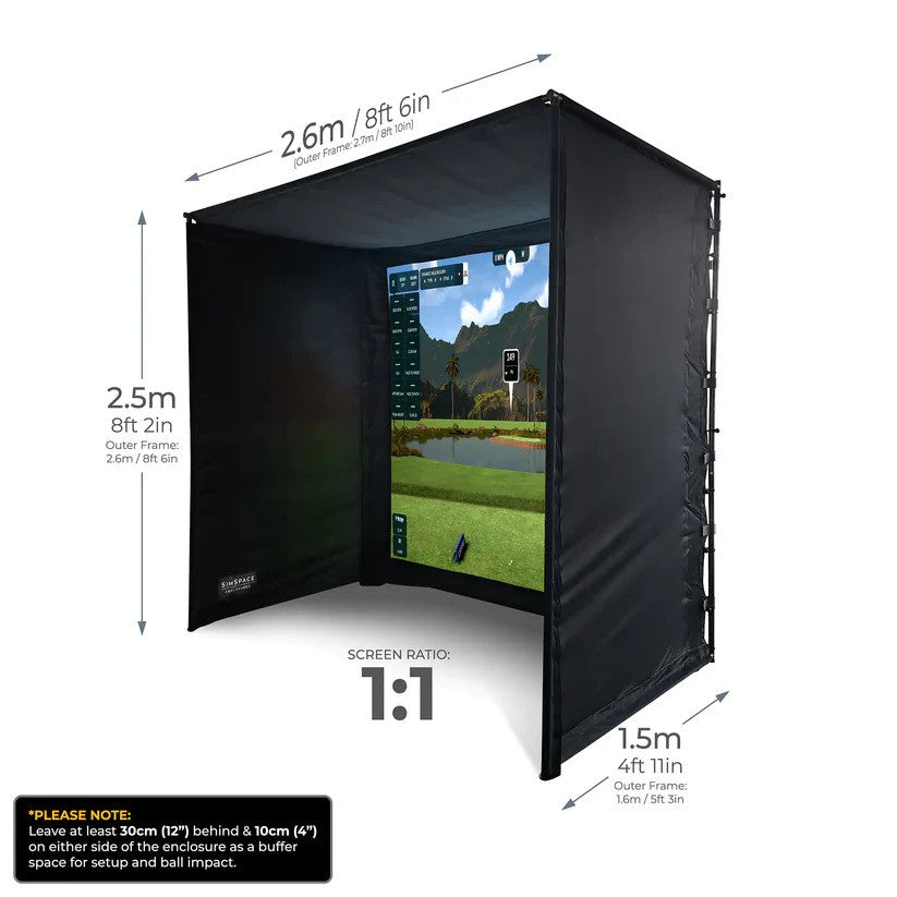 SimSpace ProGolf Indoor – Professionele Indoor golfkooi