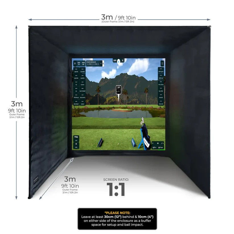SimSpace ProGolf Indoor – Professionele Indoor golfkooi