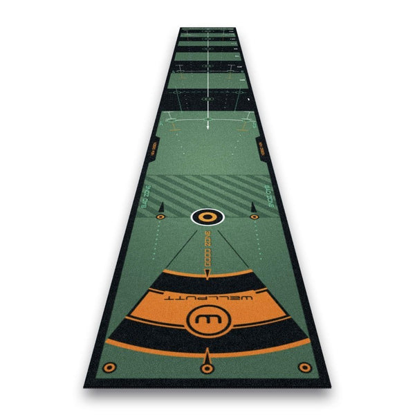 Wellput 4M putting mat Classic - golf oefenmat | kleur: Groen