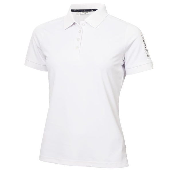 Calvin Klein Club dames golf poloshirt | kleur: Wit