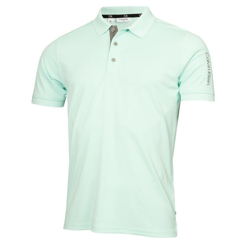 Calvin Klein Club heren golfpolo shirt | kleur: Aquagroen