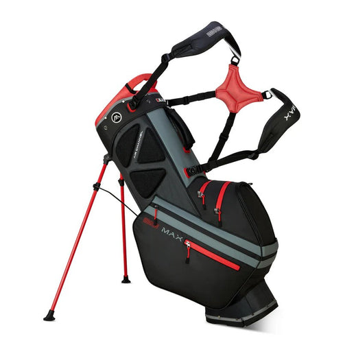 Big Max Dri Lite Hybrid Tour golftas - standbag | kleur: Zwart-grijs-rood