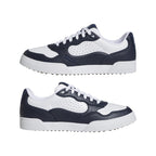 adidas RETROCROSS 25 heren golfschoen (wit-marineblauw)