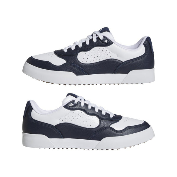 adidas RETROCROSS 25 heren golfschoen (wit-marineblauw)