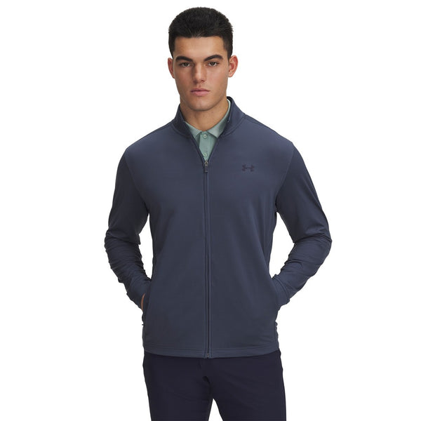 Under Armour Drive Full Zip Sweater - heren golfvest (blauwgrijs)