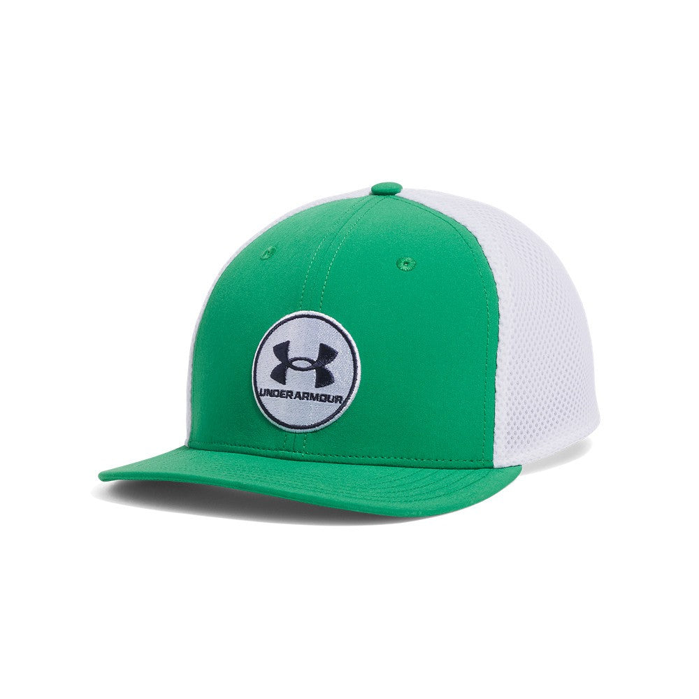 Under Armour Iso-Chill Drive Low Stretch Fit - golfpet | kleur: Groen-wit