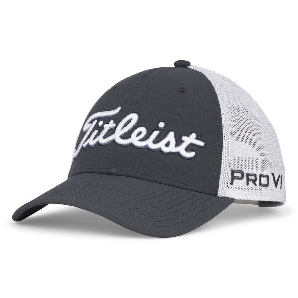 Titleist Tour Performance Mesh Cap - golfpet | kleur: Grijs-wit