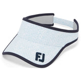 Footjoy golf visor - zonneklep | kleur: Hemelsblauw print-marineblauw
