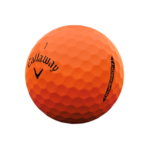 Callaway SuperSoft golfballen matte finish 12 stuks | kleur: Oranje
