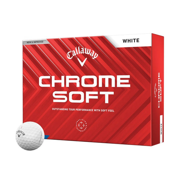 Callaway Chrome Soft golfballen 12 stuks | kleur: Wit