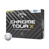 Callaway Chrome Tour X Triple Track golfballen 12 stuks (wit)