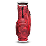 Callaway Fairway 14 Hyper Dry golf standbag - Hybride draagtas (rood-palmprint)