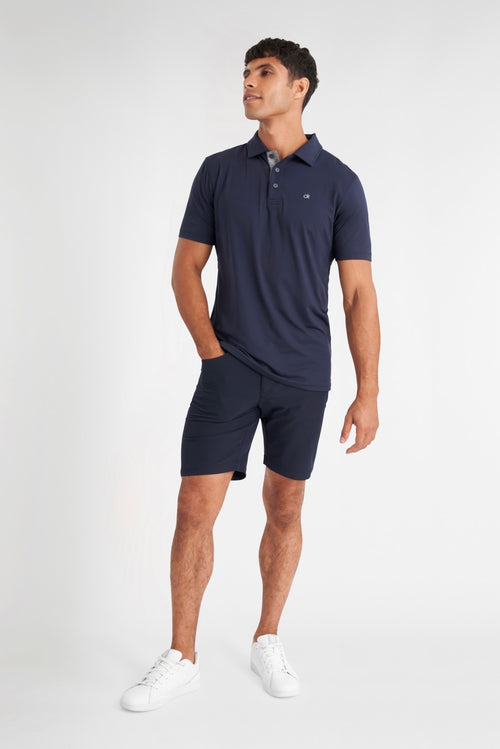 Calvin Klein Genius Slim Fit heren golf korte broek (marineblauw)