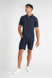 Short de golf Calvin Klein Genius Slim Fit pour homme (bleu marine)