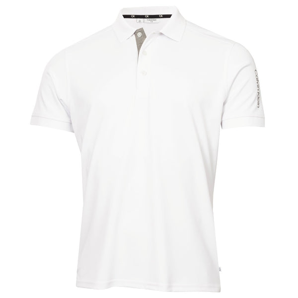 Calvin Klein Club heren golfpolo shirt (wit)