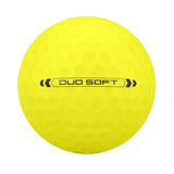 Wilson Staff Duo Soft golfballen 12 stuks (geel)
