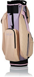Jucad First Class golftas - cartbag (beige-lila-roze)