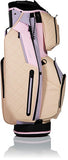 Jucad First Class golftas - cartbag (beige-lila-roze)