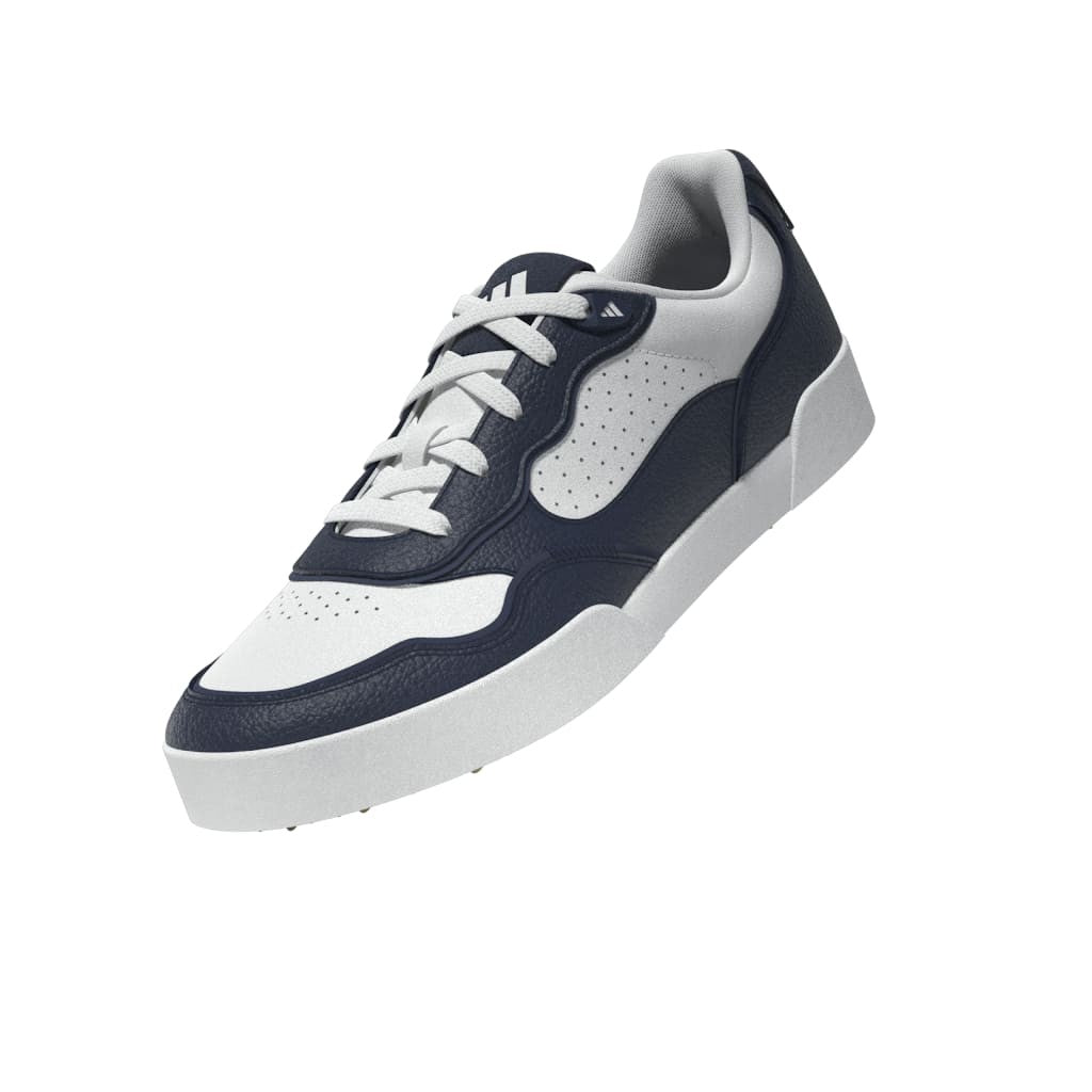 adidas RETROCROSS 25 dames golfschoen (wit-marineblauw)