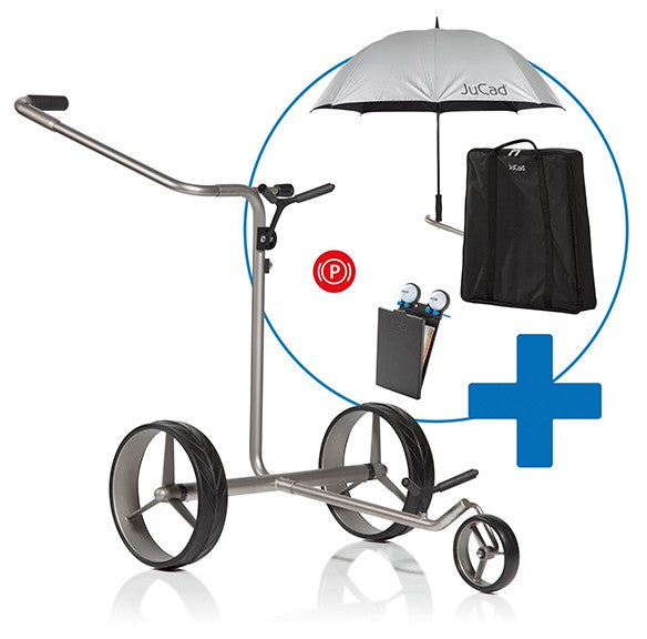JuCad Drive SL Master Titan Electric Golf Trolley 45 Holes-set