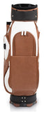 Jucad Style golftas - cartbag (bruin-wit)