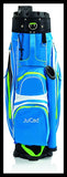 Jucad Manager Aquata golftas - cartbag (blauw-wit)