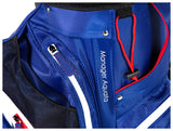 Jucad Manager Aquata golftas - cartbag (blauw-wit-rood)