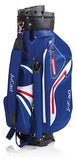 Jucad Manager Aquata golftas - cartbag (blauw-wit-rood)