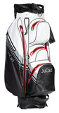 JuCad Aquastop Plus golftas - cartbag (zwart-wit-rood)