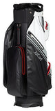 JuCad Aquastop Plus golftas - cartbag (zwart-wit-rood)