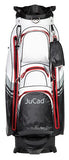JuCad Aquastop Plus golftas - cartbag (zwart-wit-rood)