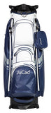 JuCad Aquastop Plus golftas - cartbag (wit-donkerblauw)