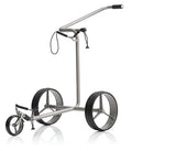 Jucad JuStar 3-Wiel Golftrolley - zilver