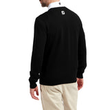 Footjoy Wool Blend v-neck heren golftrui | kleur: Zwart