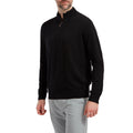 Footjoy Wolmix halve rits golf pullover trui | kleur: Zwart