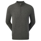 Footjoy Wolmix halve rits golf pullover trui | kleur: Grijs
