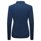 FootJoy ThermoSeries women's long-sleeve golf polo (navy blue)