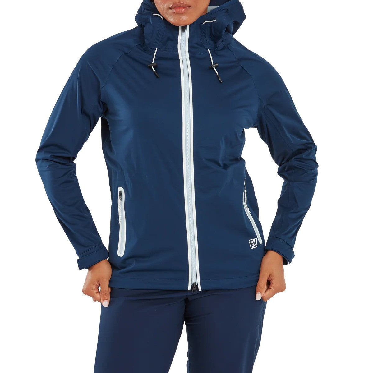 Footjoy Hydroknit dames golf regenjacket - regenjas | kleur: Marineblauw